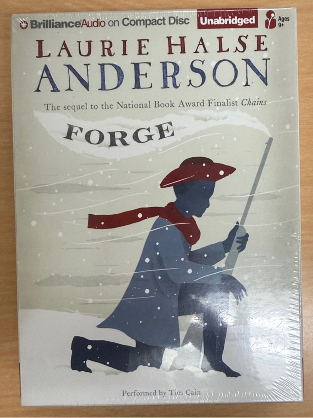 Laurie Halse Anderson - Forge (Audiobook on CD) - Red & Blue Cover